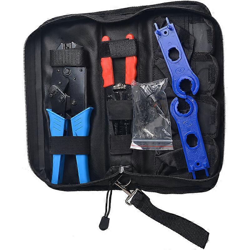 Professional, Solar, Crimper, Kit, Crimping, Tool, Installation, Ergonomic, Handles, Adjustable, Crimp, Force