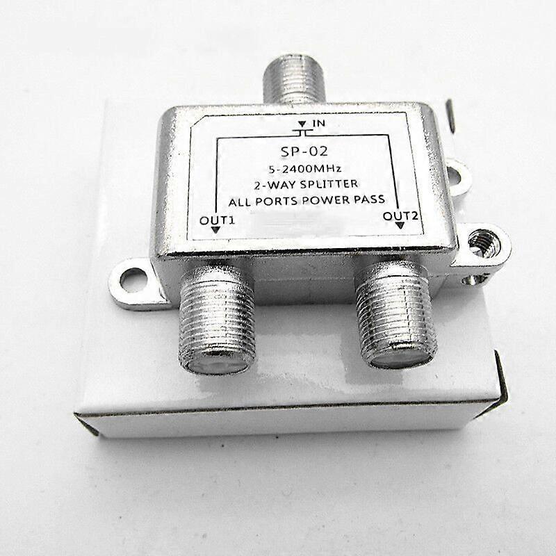 HDSAT TV or Satellite Dish Splitter 1 Input 2 Output 5-2400 MHz