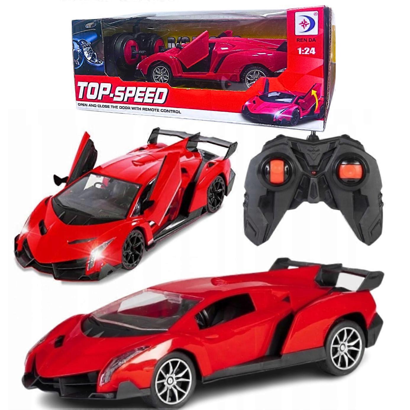 Remote-Controlled Racing Car RC+Remote Opening Doors with Controller