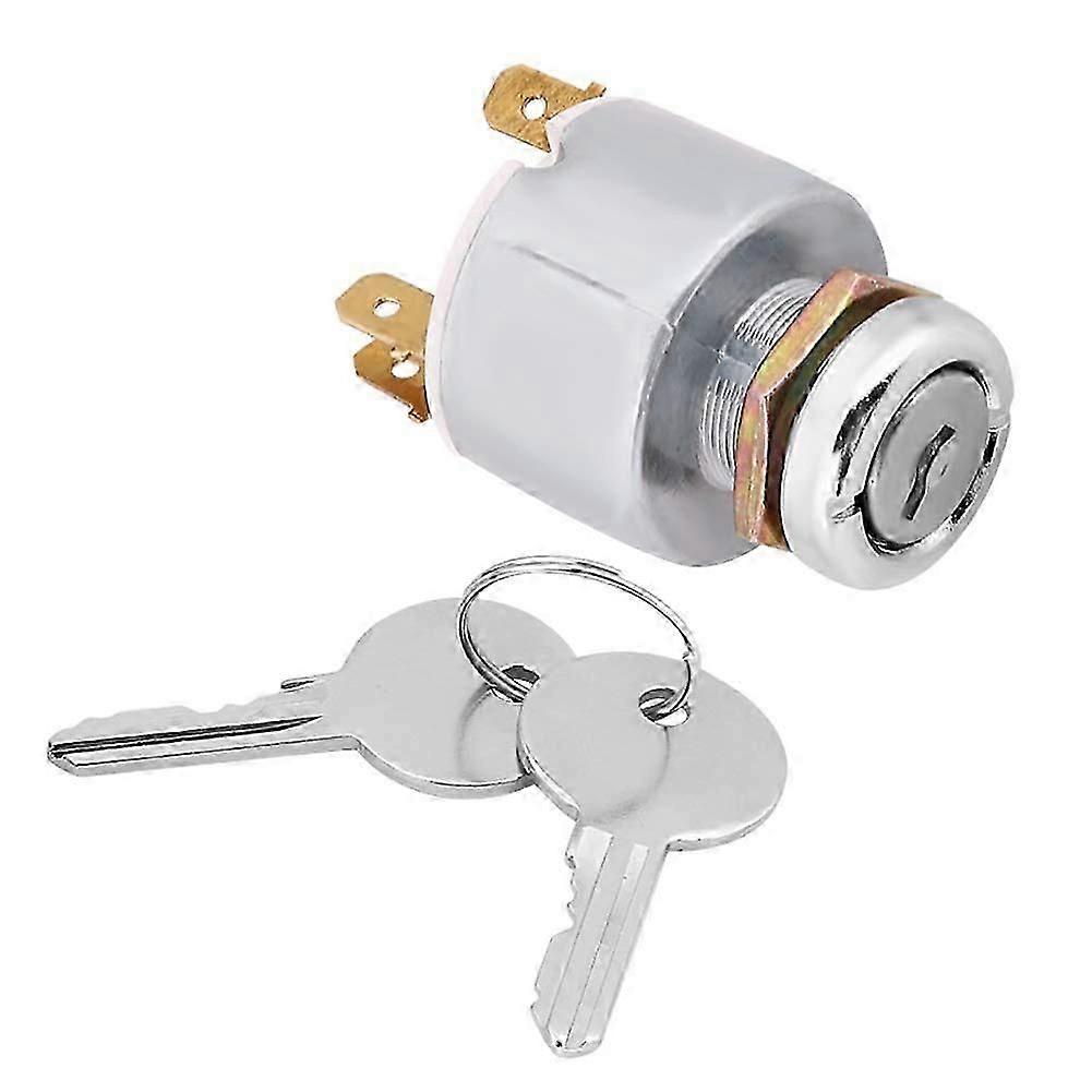 12 V Evrensel Araba Traktör Deniz mini 3 Pozisyonlu Tekne AÇIK KAPALI Başlangıç Kontak Marş anahtarı Anahtarlı Anahtarlar Su Geçirmez Kontroller W / 2 damper Anahtarları