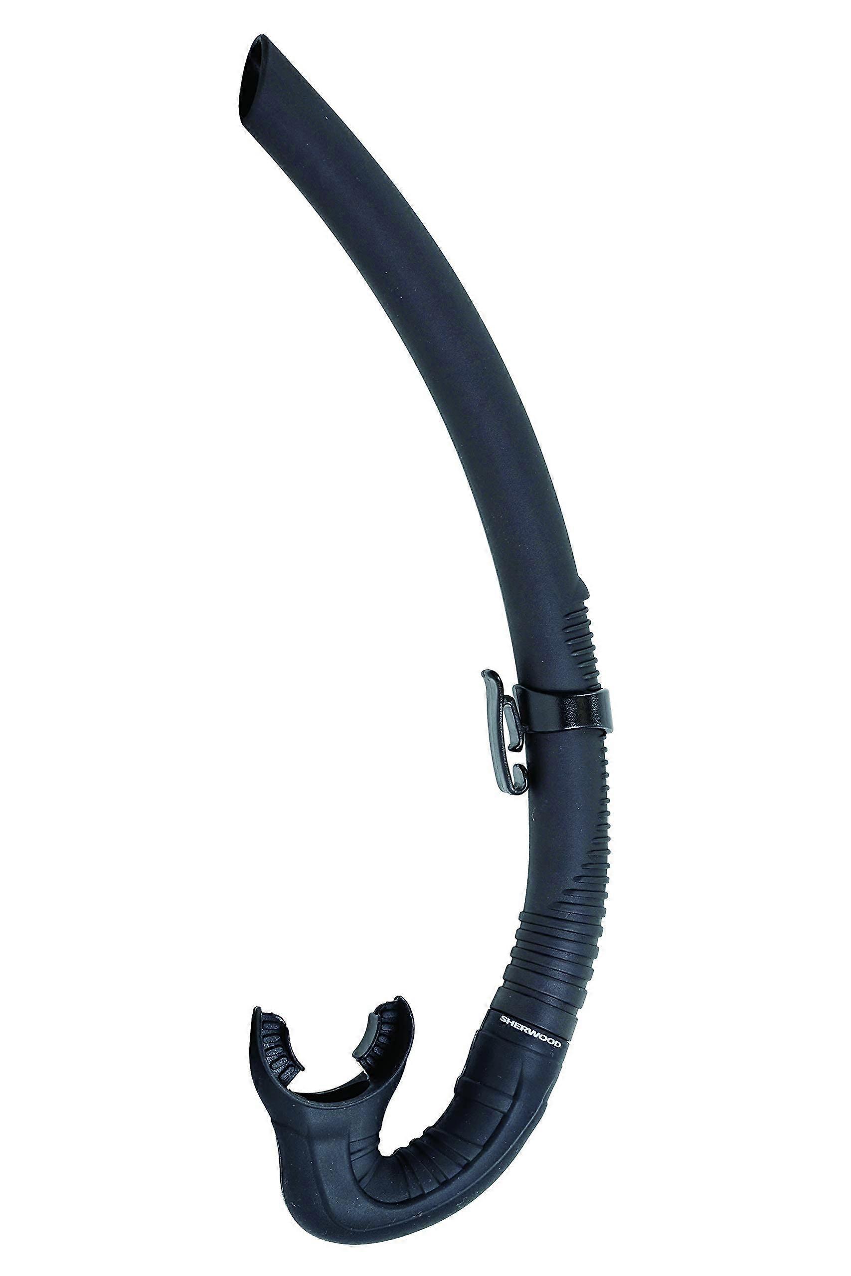Onyx Snorkel Tube, Flexible Thermoplastic Design, Release Valve, Diving and Snorkeling Equipment