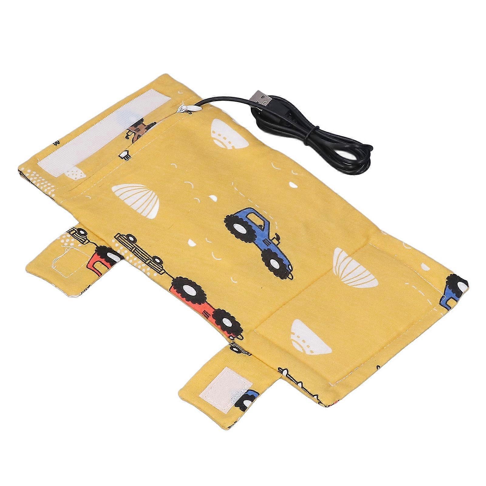 Portable Bottle Warmer USB Powered Cotton Heating Bag 26.5x13cm