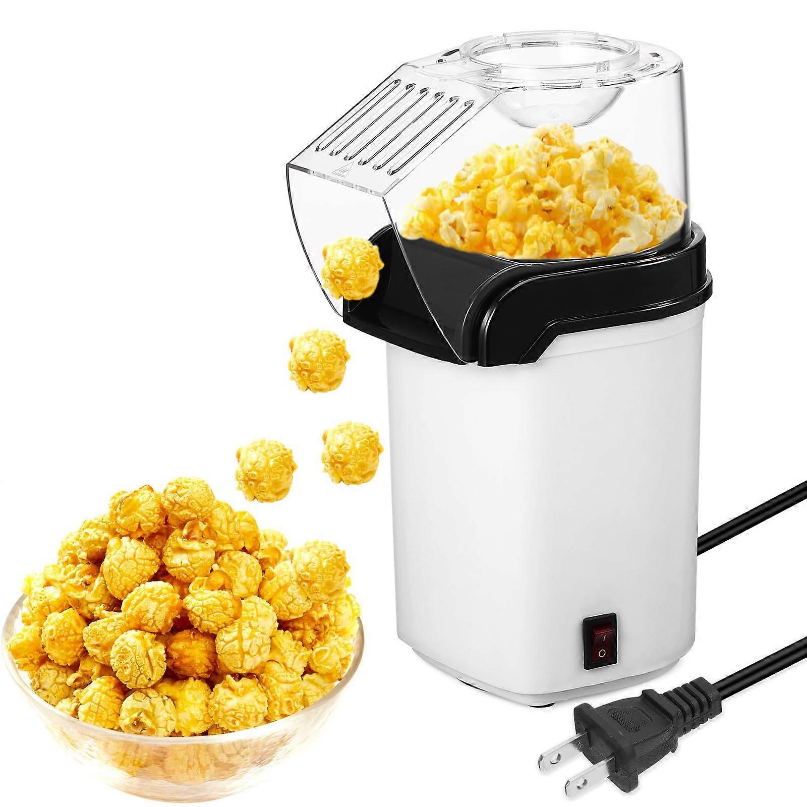 3.5 Quarts Hot Air Popcorn Machine, 1200W Fast Popping Maker with High Popping Rate for Home Use