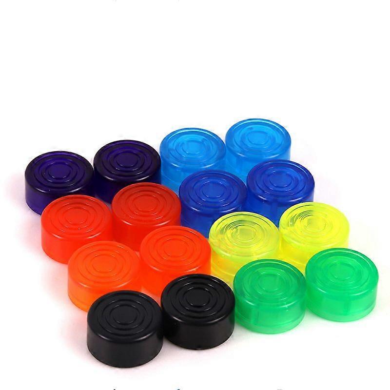 10 Pieces Guitar Effect Foot Cap Pedal Topper Footswitch Topper Guitar Effect Pedal Topper Protective Cap for Guitar Guitar Effect Topper(8 Colors)