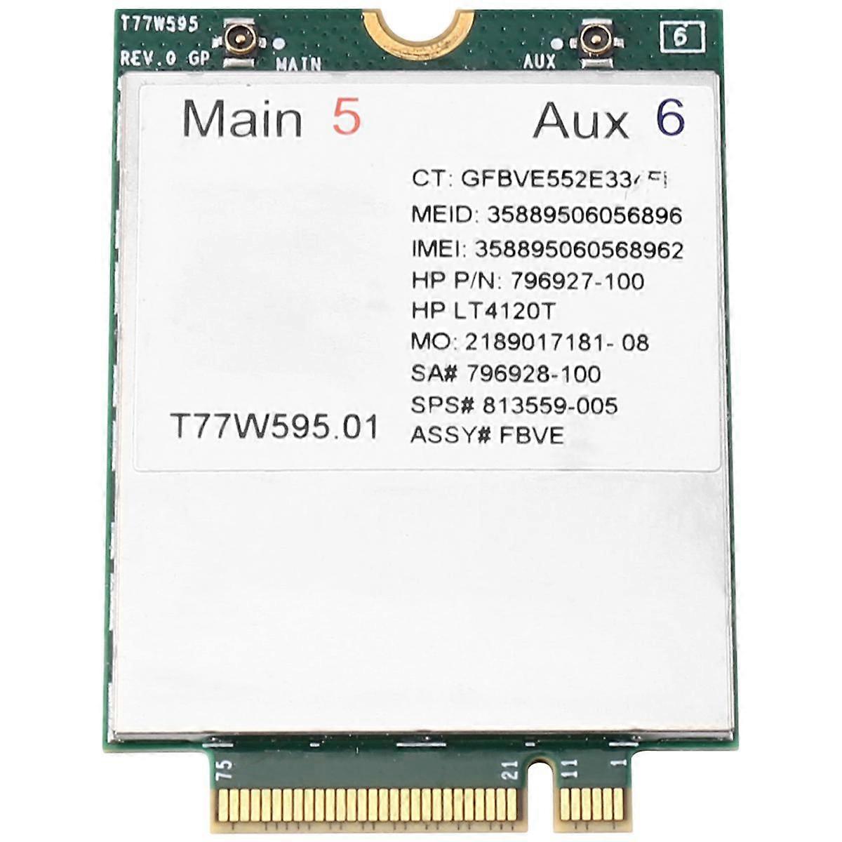 T77W595 4G LTE-kaartmodule LT4120 796928-001 MDM9625 voor Probook/EliteBook 820 840 850 G2 G3 4G Module Netwerkkaart