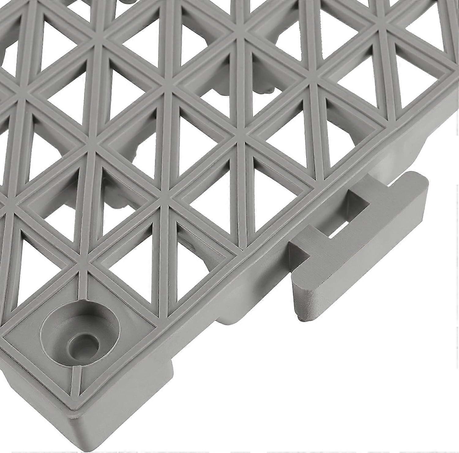 12-Pack Interlocking Floor Tiles – 11.8" X 11.8" Soft PVC Drainage Mats With Non-Slip Surface & Massage Bumps – Blue, For Shower, Pool, Patio, Kennel