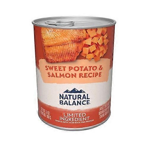 Natural Balance Pet Foods Limited 成分罐装狗粮，13 盎司，鱼和红薯（12 盒）