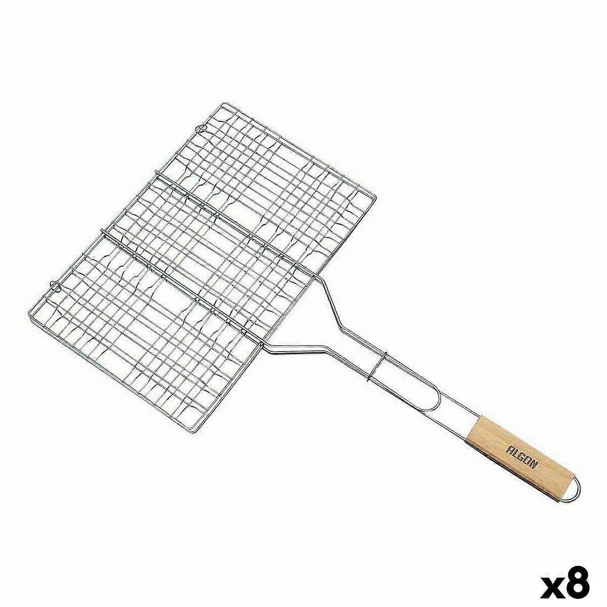 Grill Algon Barbecue 35 x 25 x 2 cm (8 Units)