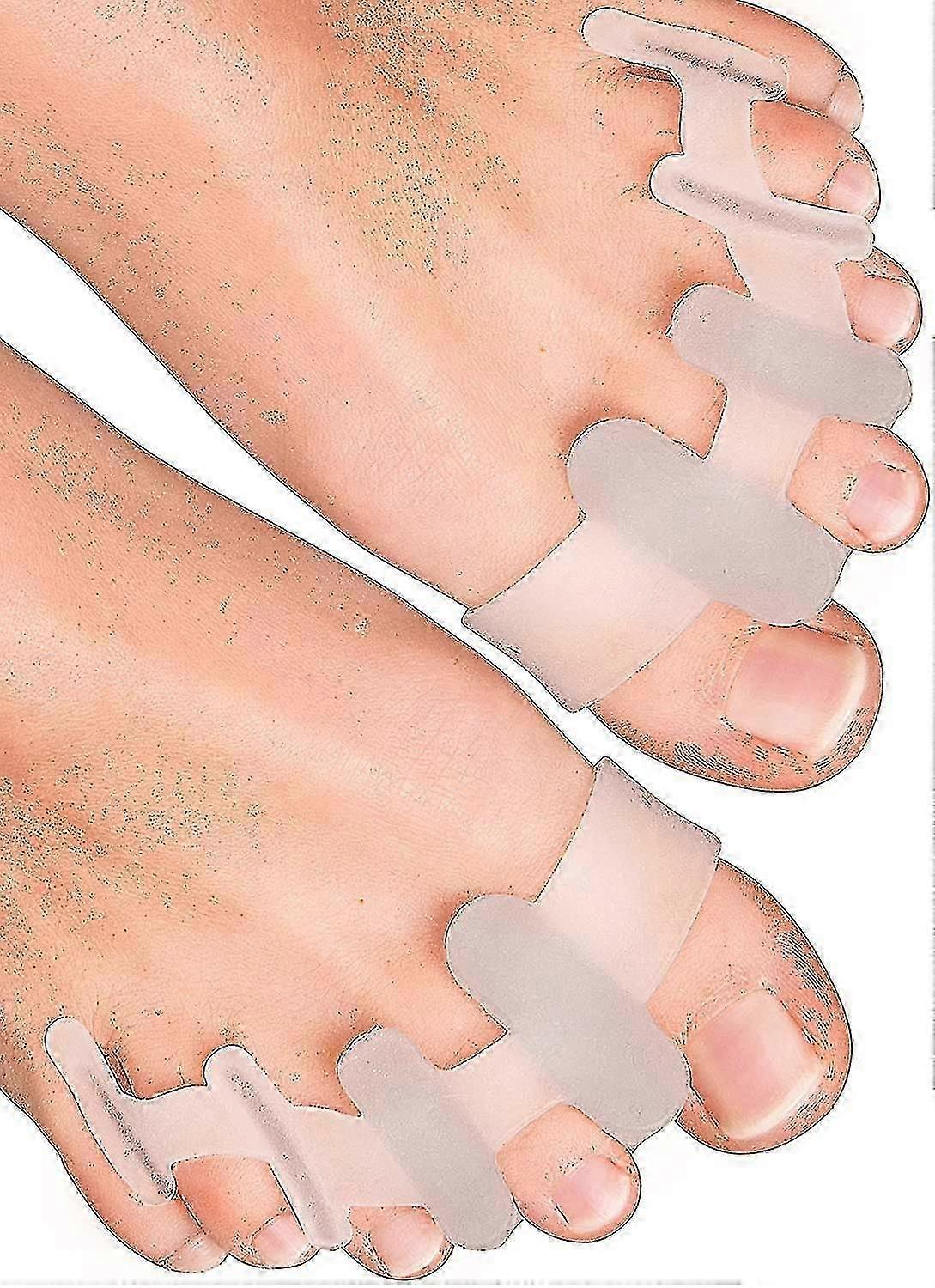 3 Pairs Toe Separators For Overlapping Toes To Relax Toes