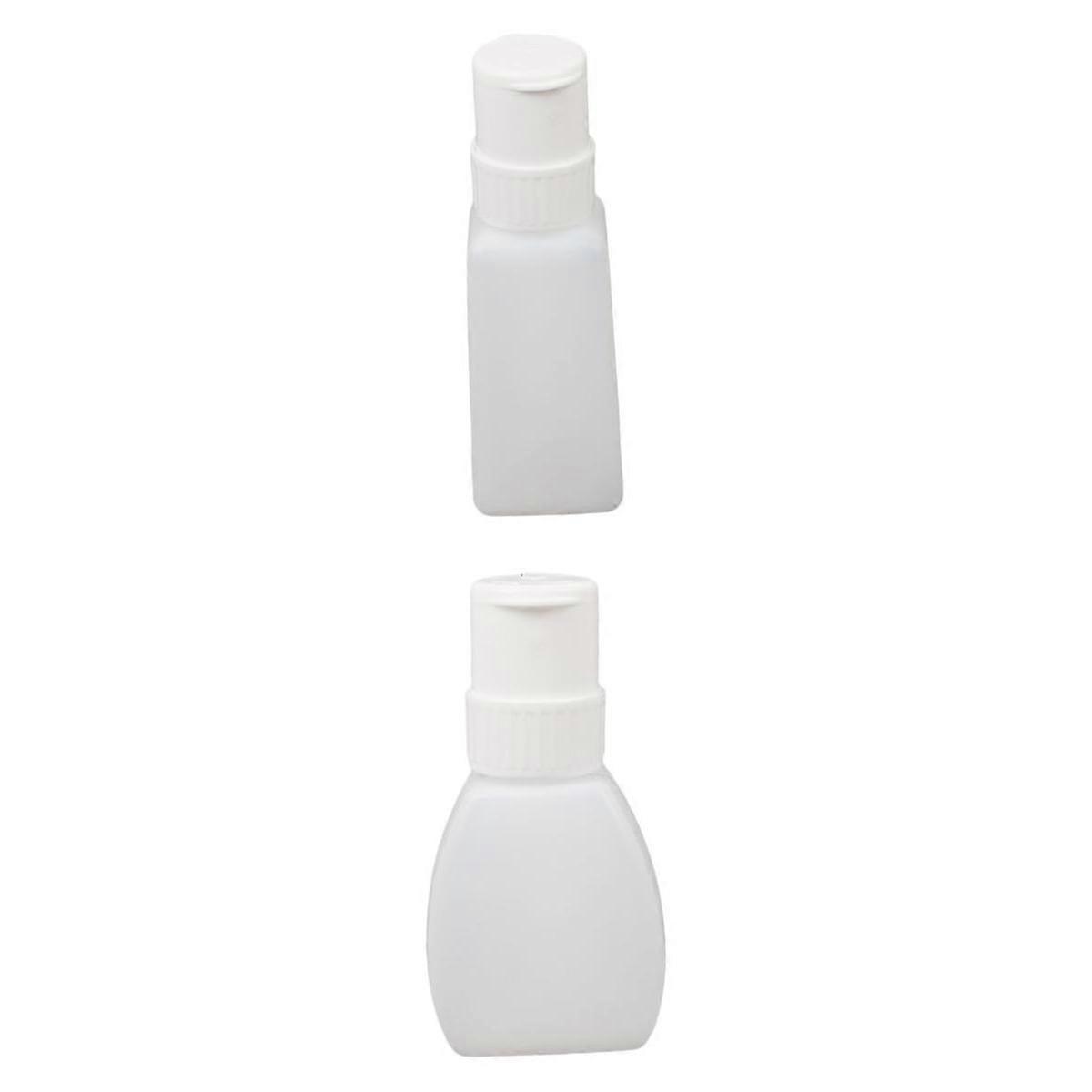 2x Empty Nail Polish Remover Liquid Dispenser Ethanol Bottle Container