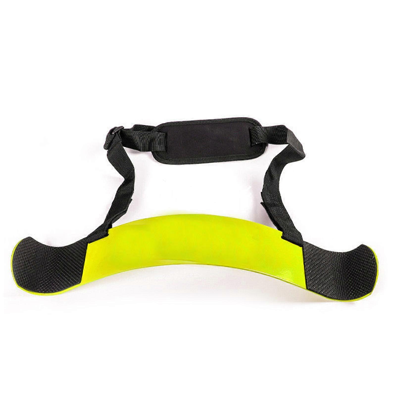 Weight Lifting Arm Blaster for Bicep & Triceps - Heavy Duty Bicep Blaster for Barbell and Dumbell Curl Portable Bicep Yellow