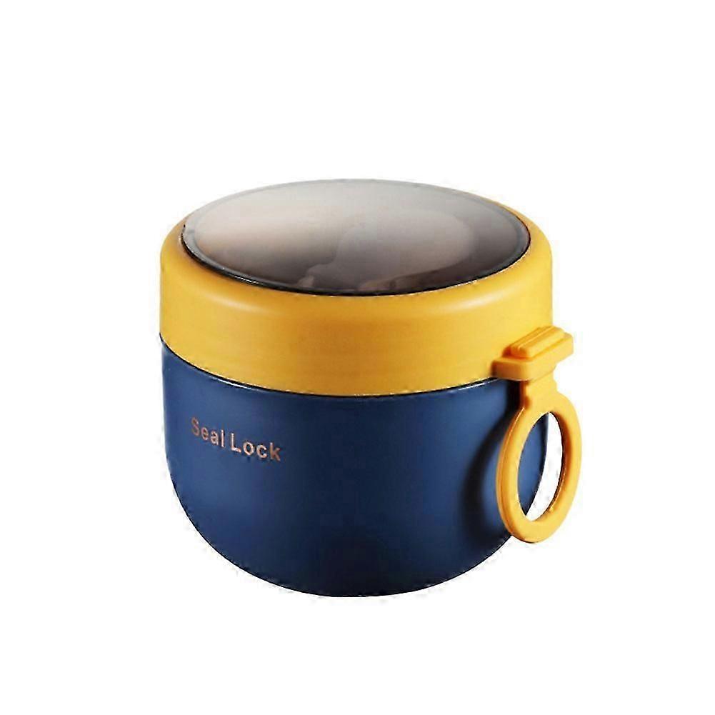 600ml Breakfast Cups Cereal Nut Yogurt Salad Soup Cup Container With Fork Thermal Microwave Food Storage Bento Box Lunch Box