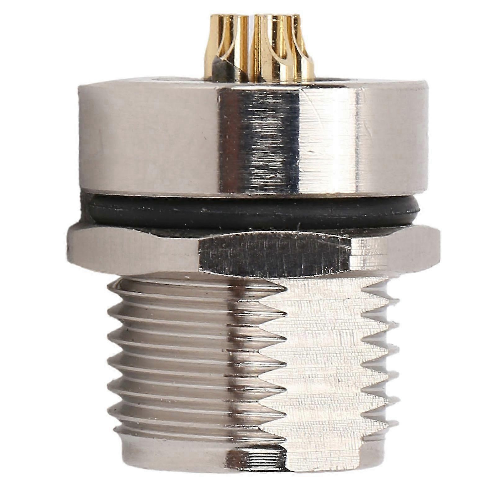 2025 M8FS5 Panel Mounted Socket M8 IP67 Waterproof Connector 5pin Plug Adapter Connector