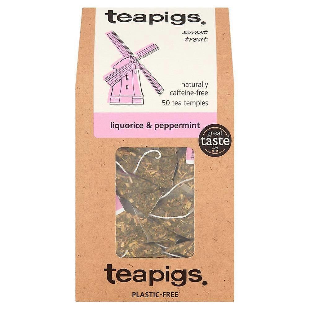 Teapigs Lakritz & Minze 50 Tee-Tempel