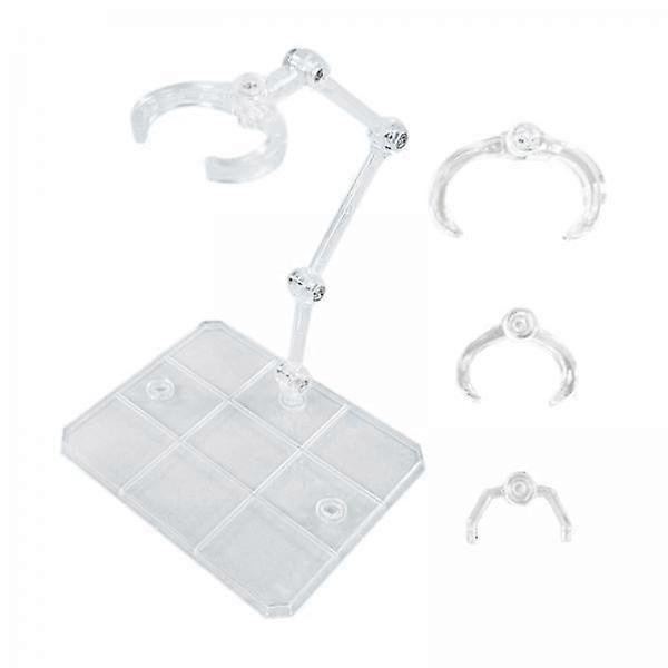 5xAssembly 1 /144 Action Figure Stand Support Stand Base Transparent for Doll