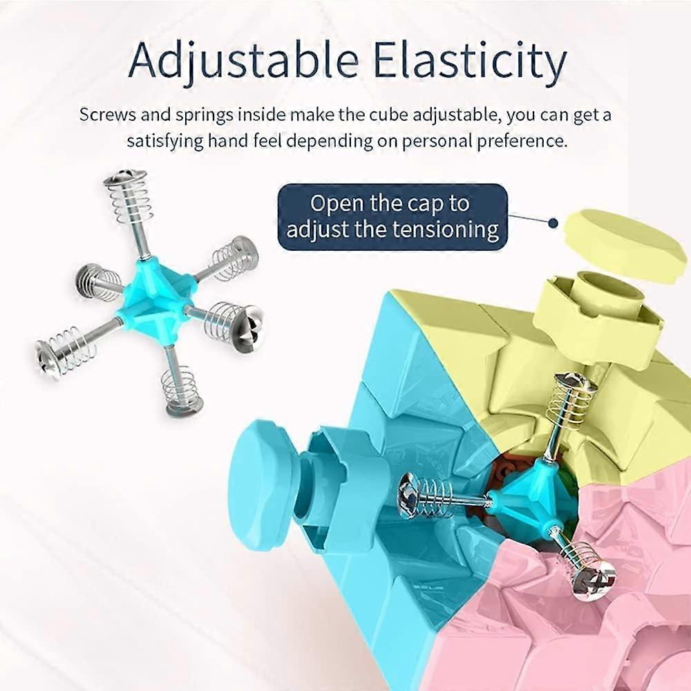 Stickerless Frosted Durable 3D Puzzle Toys Macoron 3x3x3 Speed Cube  Pink Surface Professional Smooth Magic Cube