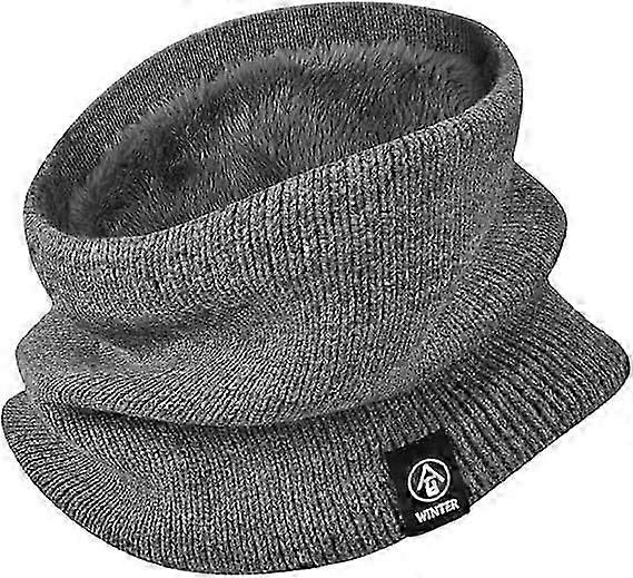 Fille D’hiver Tricoté Polaire Snood Écharpe Cache-Cou Coupe-Vent Extensible pour Femmes Hommes Sports En Course