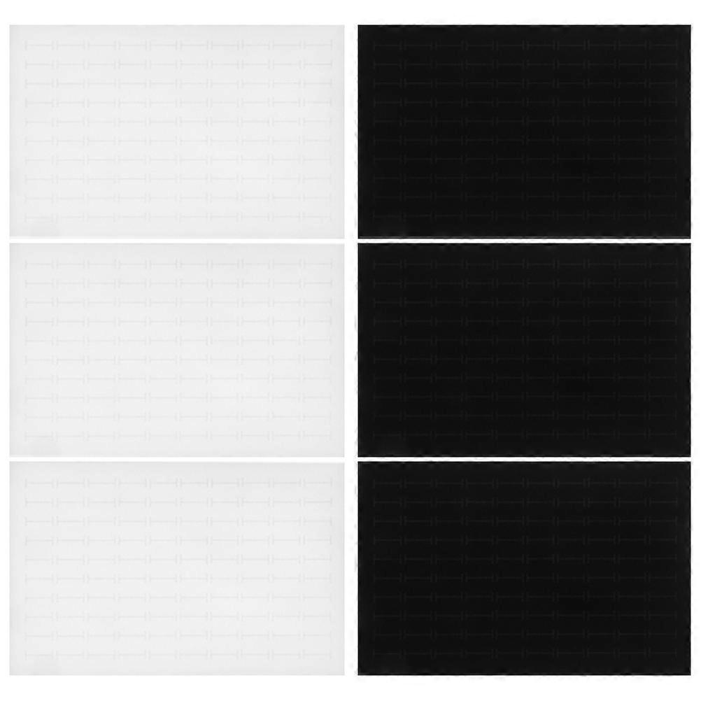 Sponge Earring Display Holder Jewelry Sponge Insert Mats Storage Rectangular 6Pcs