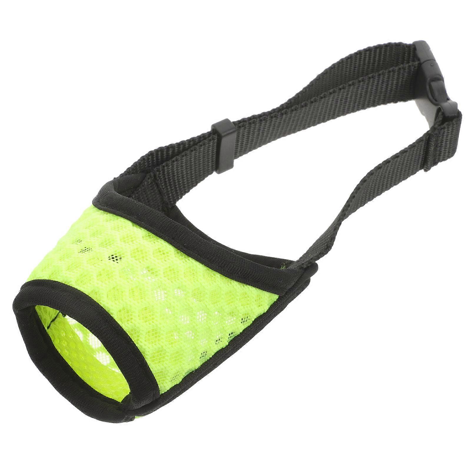 Polyester Dog Muzzle Prevent Eating Biting Strange Situations 9.50X7.00X7.00cm Easy to Clean 1Pcs
