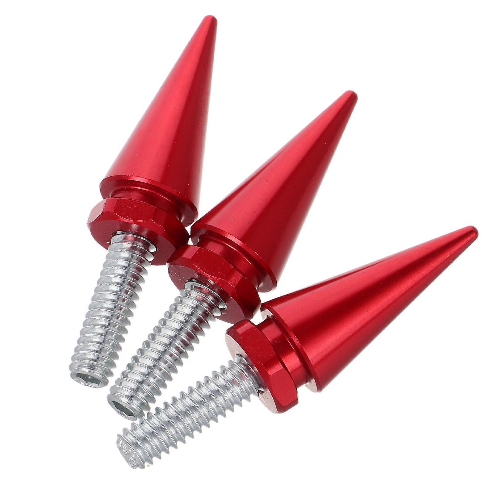 Windshield Installation Fasteners For Motorcycle Easy Installation Metal Round Decorative 3Pcs