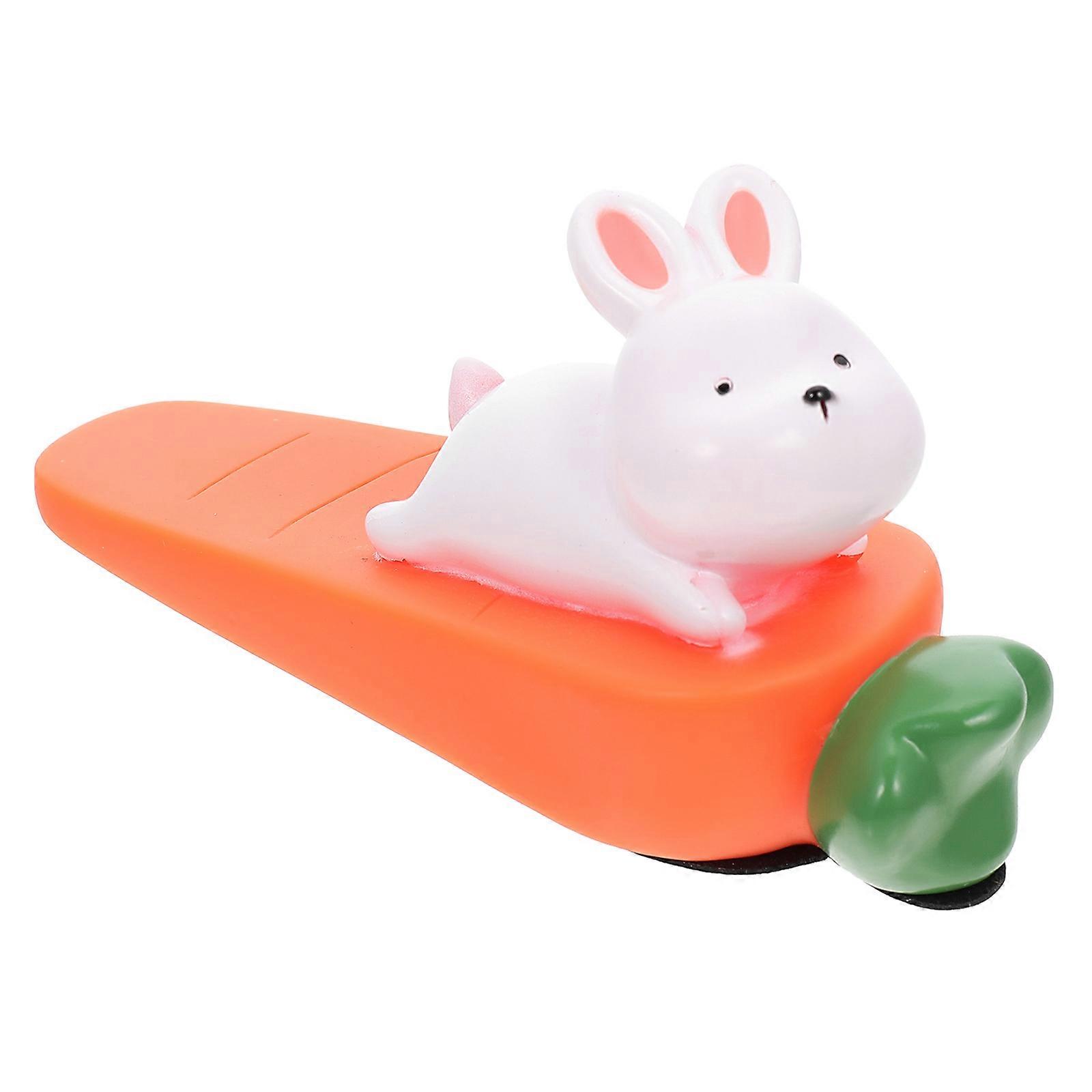 Kids Door Stop Adorn Anti-slip Door Stopper Vinyl Material Simple Design Daily Use 1Pcs