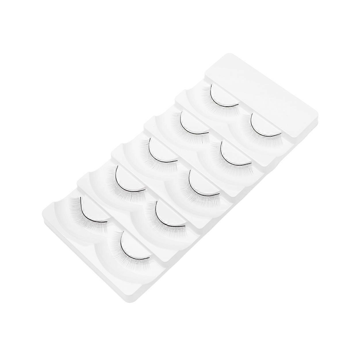 5PCS Handmade False Eyelashes for Eyelash Extension Practice – Natural Look, Long, Comfortable & Durable for Women