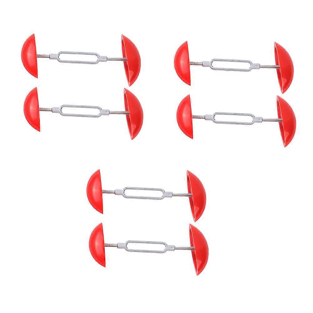 Shoe Stretcher For Bunions Adjustable Mini Shoe Trees Shoe Stretcher High Heels Boots Shaper Women Red 3Pcs