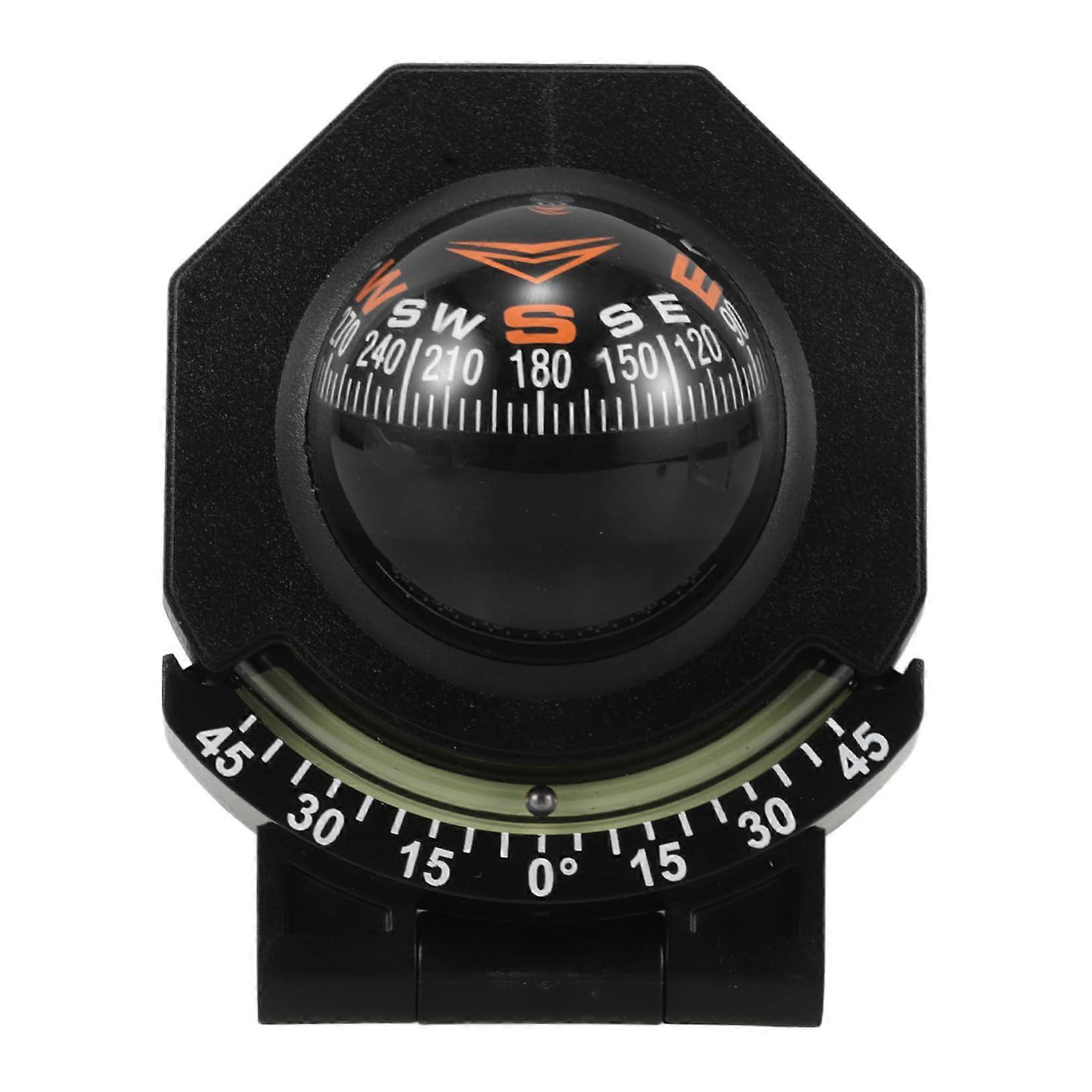 High Precision Hiking Compass For Dashboard Mount, Car Interior Use, Marine Use, Analog Dial