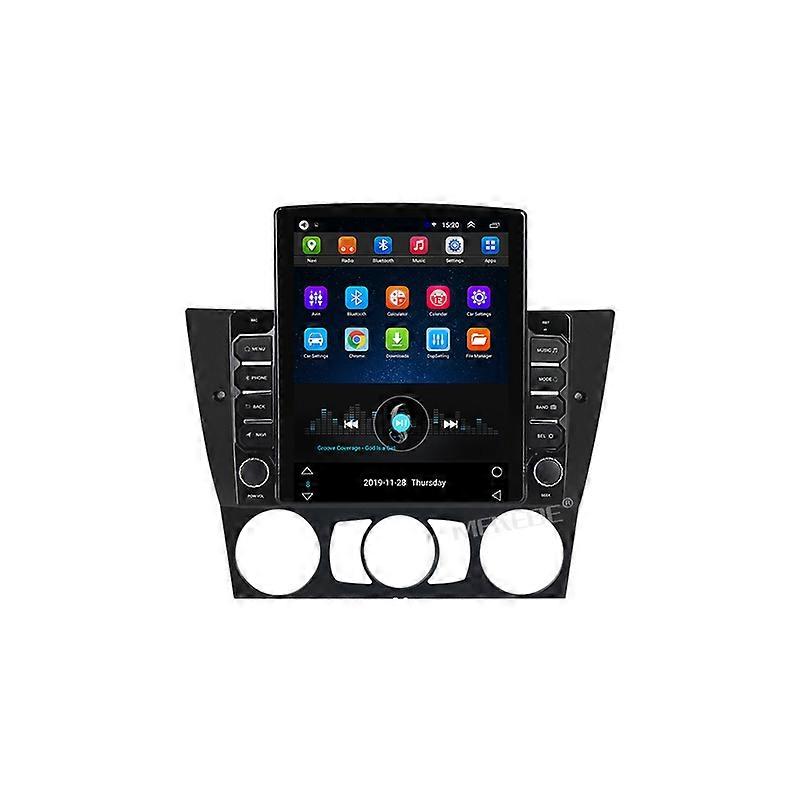 2 Din For BMW E90 2005-2013 4G 8-core WIFI Android Auto Car Radio Player Stereo Tesla Vetical Screen 9.7 Car Multimedia Video Player GPS Navigation DS