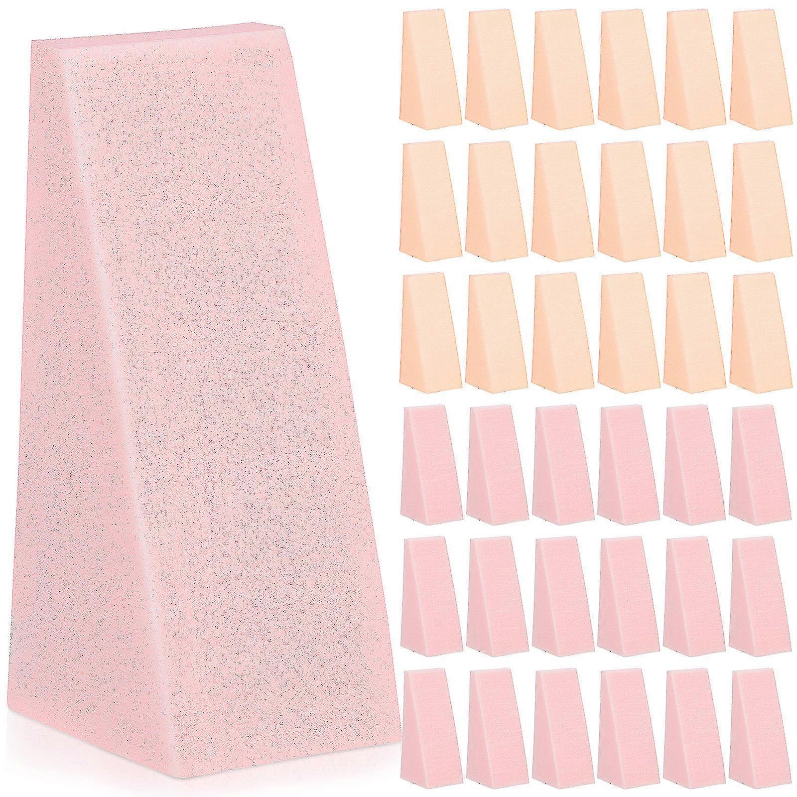 ספוגי בסיס לאיפור נוזלי גוון עור ליום האהבה 2.16X0.98X0.79 אינץ' סומק 96 יחידות