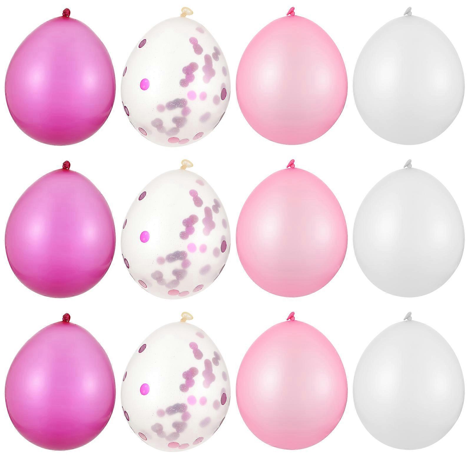 Sequins Balloons Party Decorations Round Latex 40x40cm Confetti Effect 1Set