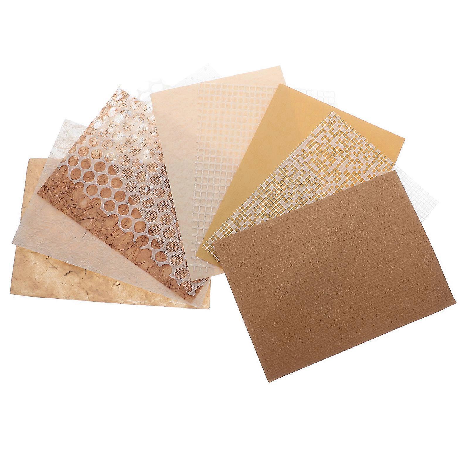 Scrapbook Decorative Paper Diy Material Paper Rectangular Shape Specialty Paper Journal Decoration Craft Enthusiasts 10 Sheets