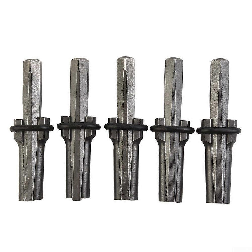 5-Piece High-Efficiency Wedge Tool Set for Stone Splitting, Stable 9-16 cm Construction