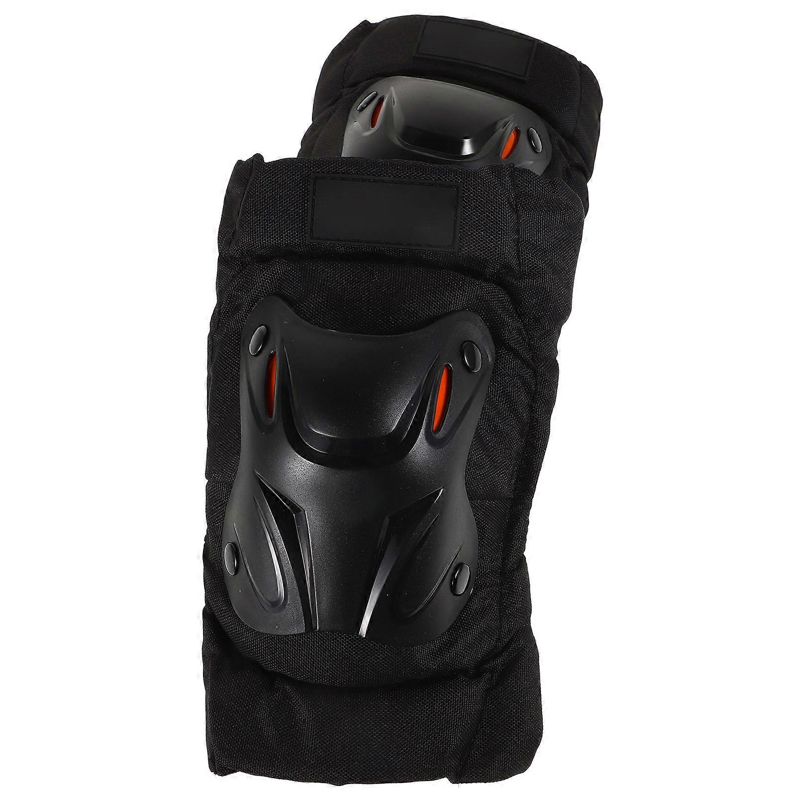 Elbow Protectors for Elderly Pair Multi-Function Breathable Elbow Guard Black 23X19cm Reflective Warning 1Pair