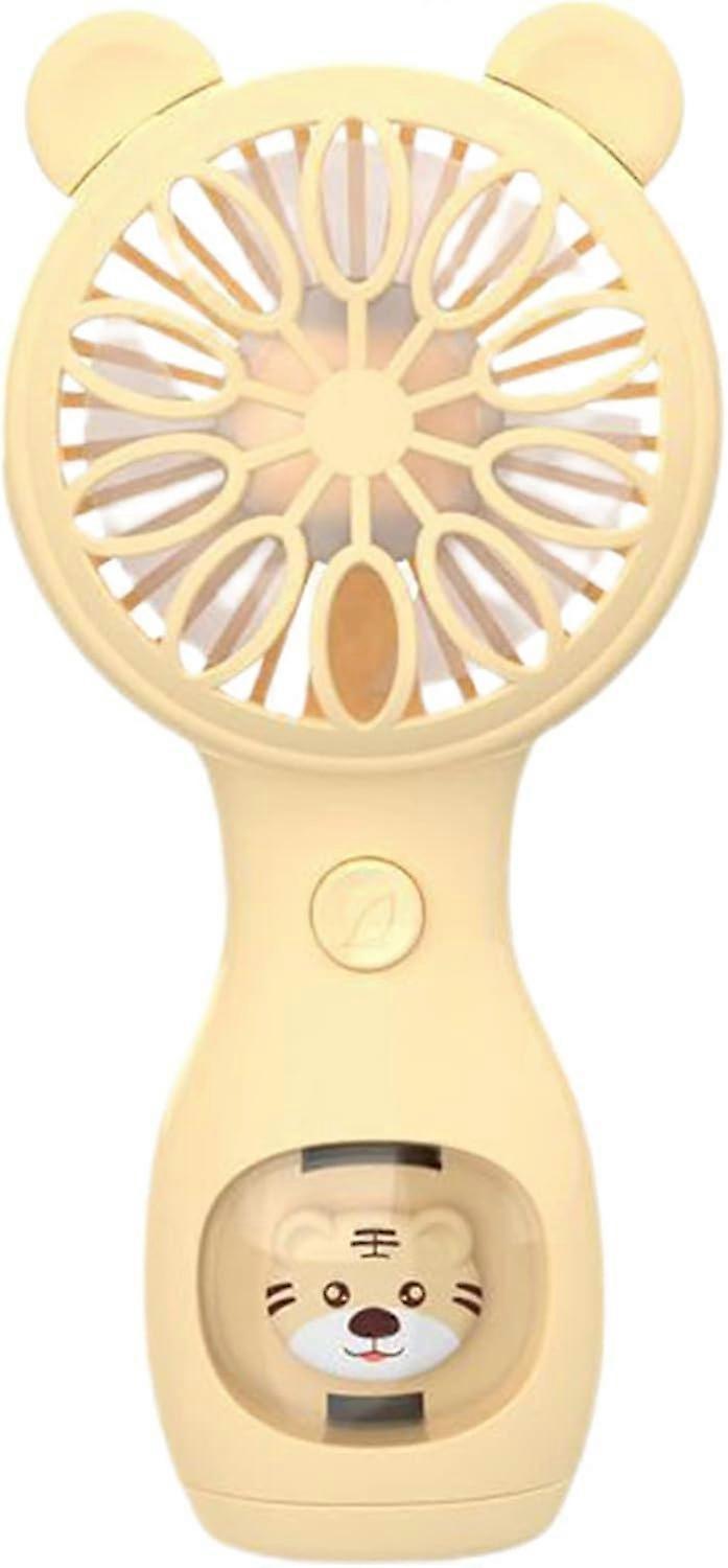 Mini portable battery-powered fan, adjustable wind speed for children,