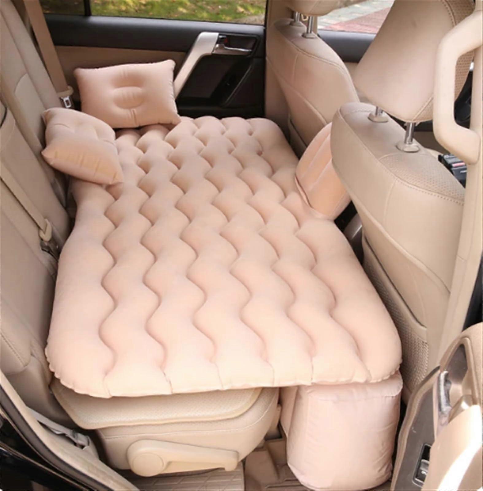 Universal Air Bed for Car - Inflatable Travel Mattress for Back Seat, Beige  Outdoor Camping Cushion \u0026 Sofa Accessory | Fruugo US, image size:1574x1600