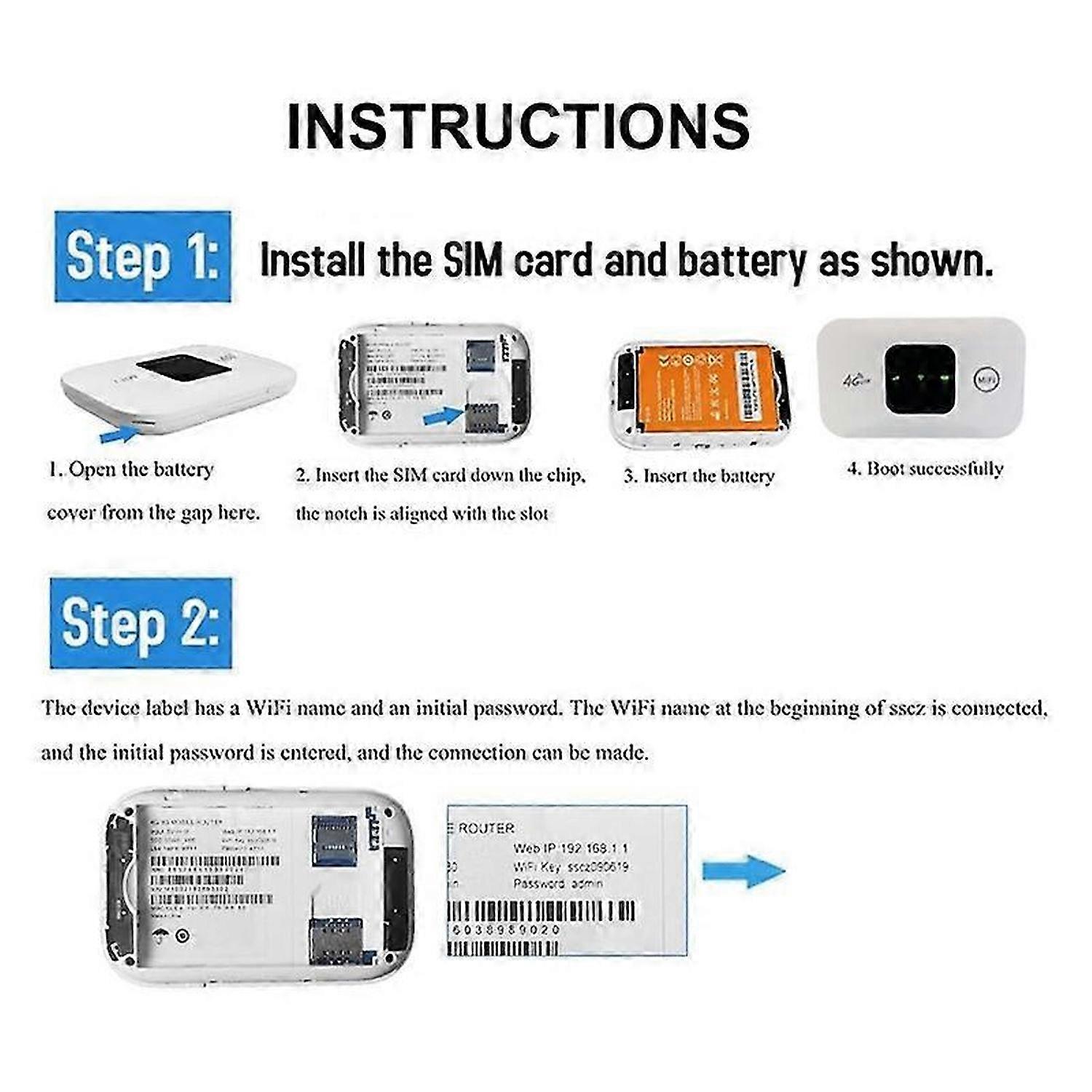 4G Wireless WiFi Router MiFi 150Mbps WiFi Modem Auto Mobile WiFi Wireless Hotspot Unterstützung 10 Benutzer