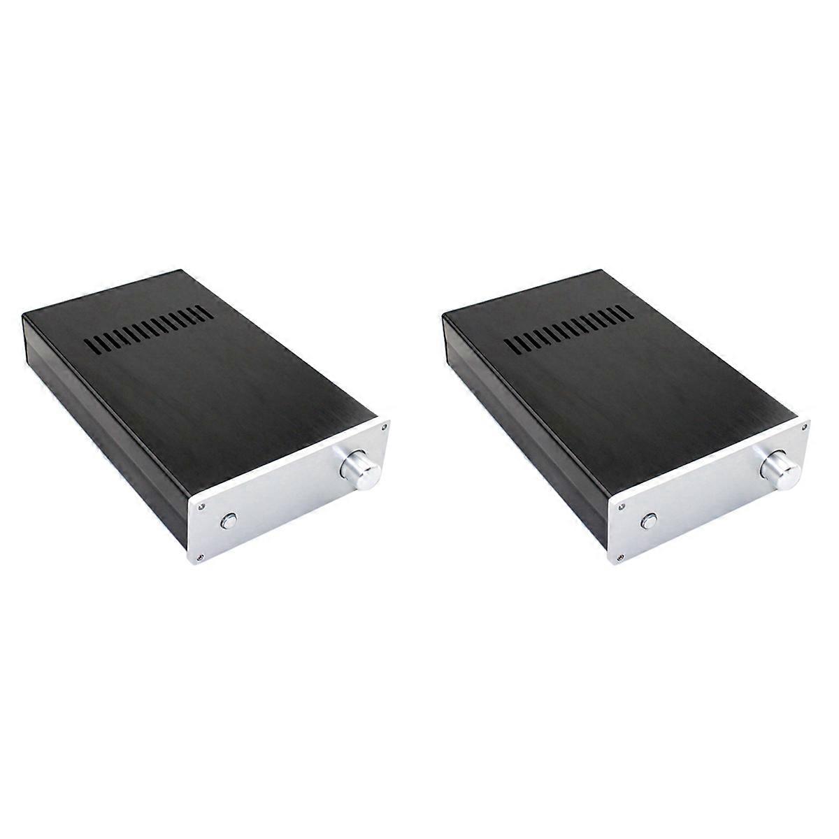 LM3886 All Aluminum Amplifier Chassis Housing with Power Outlet