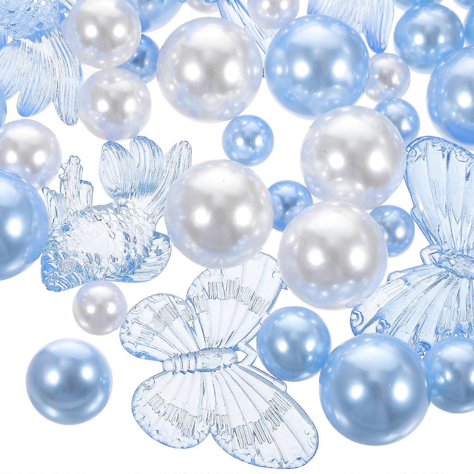 Vase Filler For Floating Candles 88Pcs White Resin Table Scatter Craft Projects Butterfly Shape