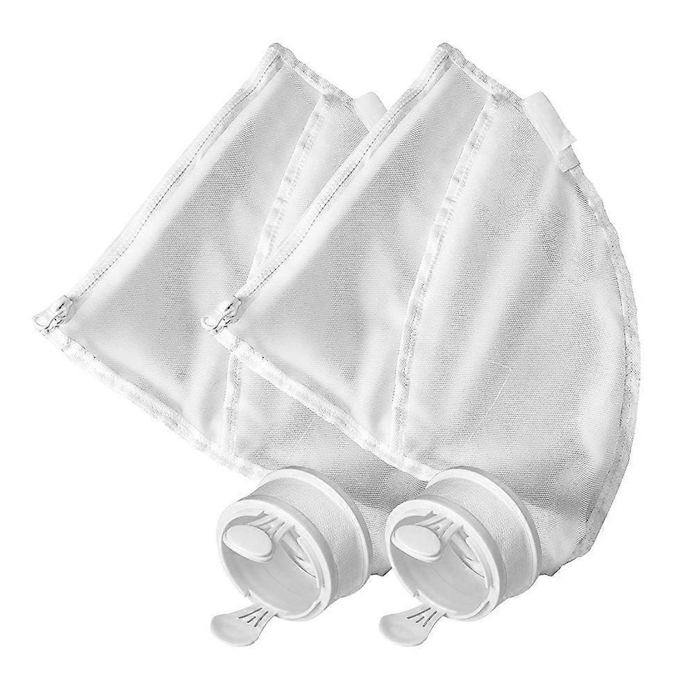 Efficient Pool Cleaner Bags, Compatible With Polaris 280 480, Nylon Mesh Bags With Tights Weave And Extra Width Zipper, Hook And Loop Fasteners