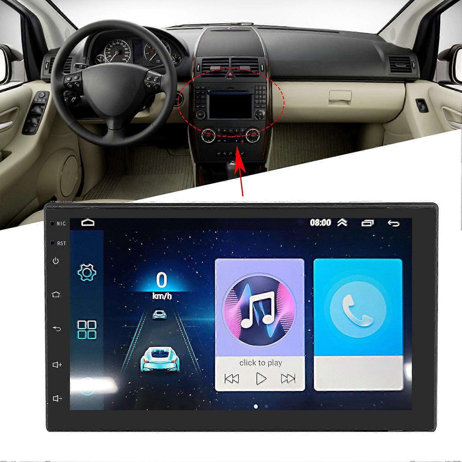 7in Car GPS Navigation for Android Bluetooth Wifi Stereo o Video Player with Camera Universal(2+32G )