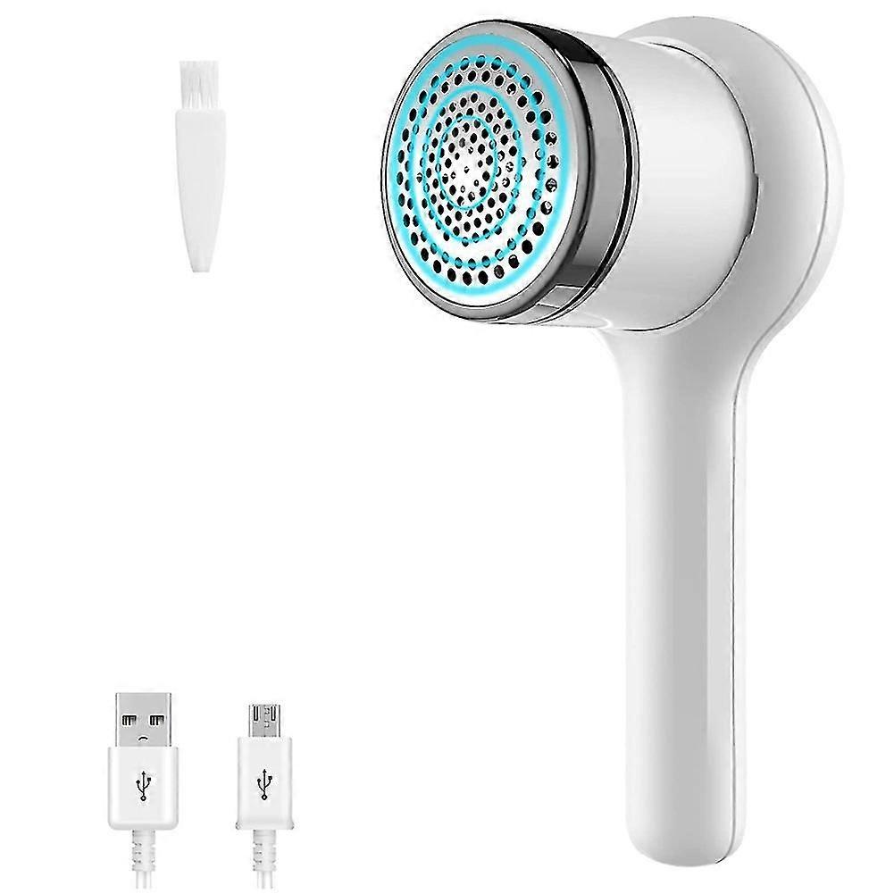 Fabric Lint Shaver, Fuzz Remover,1 Sets Of Blades, Brushes,White