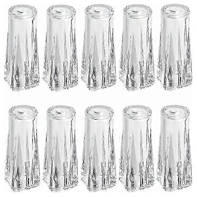 10pcs Window Blind Cord Knobs Plastic Cord Tassel Pull Ends for Roman Shades Curtain Crafts