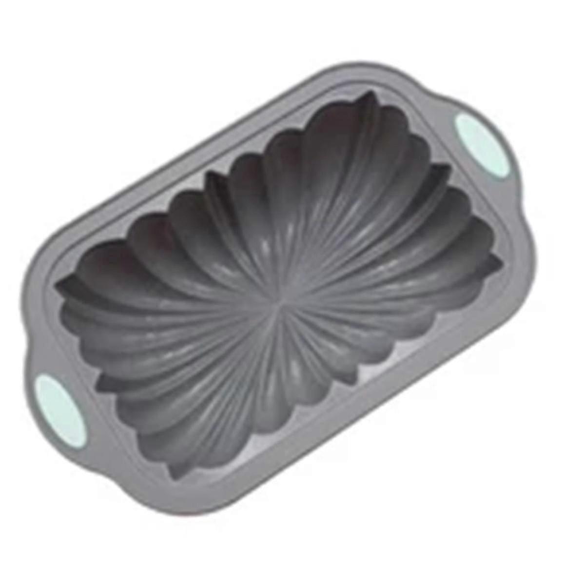 Teglia per pane in silicone con design nordico - Stampo classico per toast scanalato con telaio rinforzato in metallo