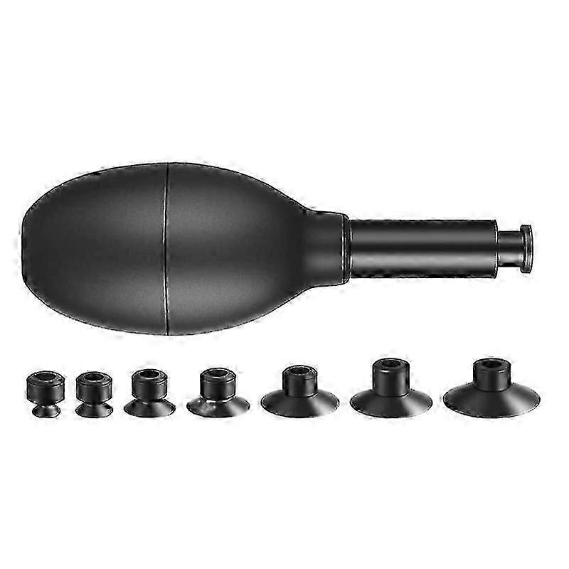 Lens Sucker Kit Eight in One with 7 Interchangeable Suction Cups Strong Suction Manual Vacuum Suction Pen Lens Puller