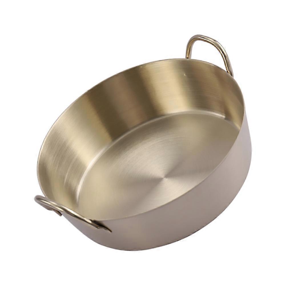 Appetizer Container Plating Dipping Sauce Dish Indoor Use Acid-Resistant Feature Golden Color 1Pcs