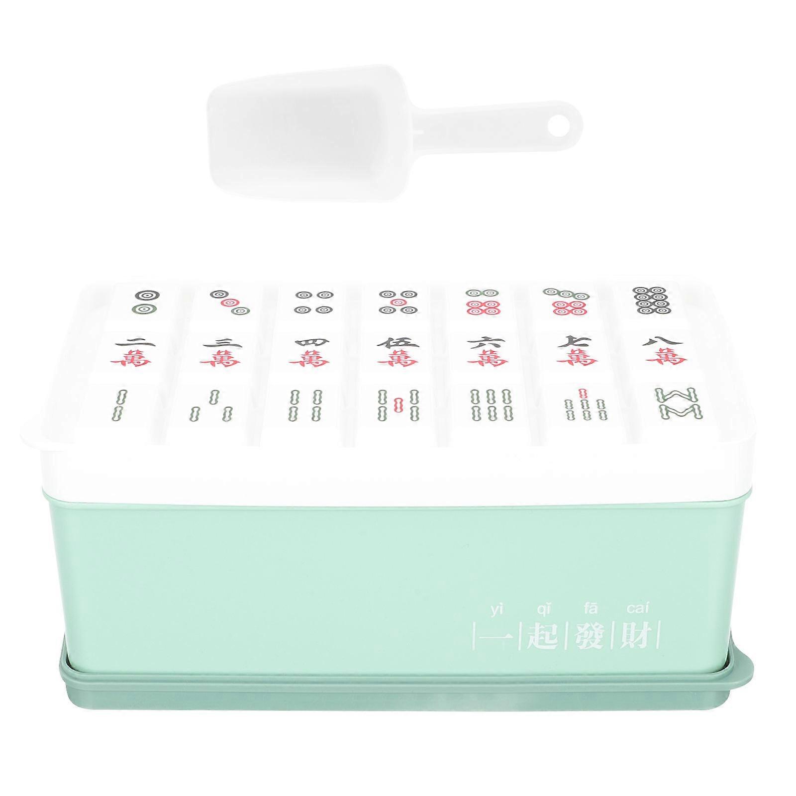 Household Ice Cube Maker Tray with Professional Cavity Ice Mold, Includes Storage Bin for Convenient Summer Use