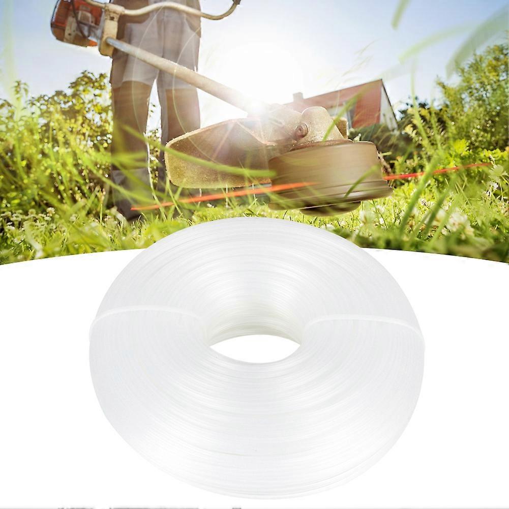 2.4mm x 90m White Nylon Round Trimmer Line String Rope