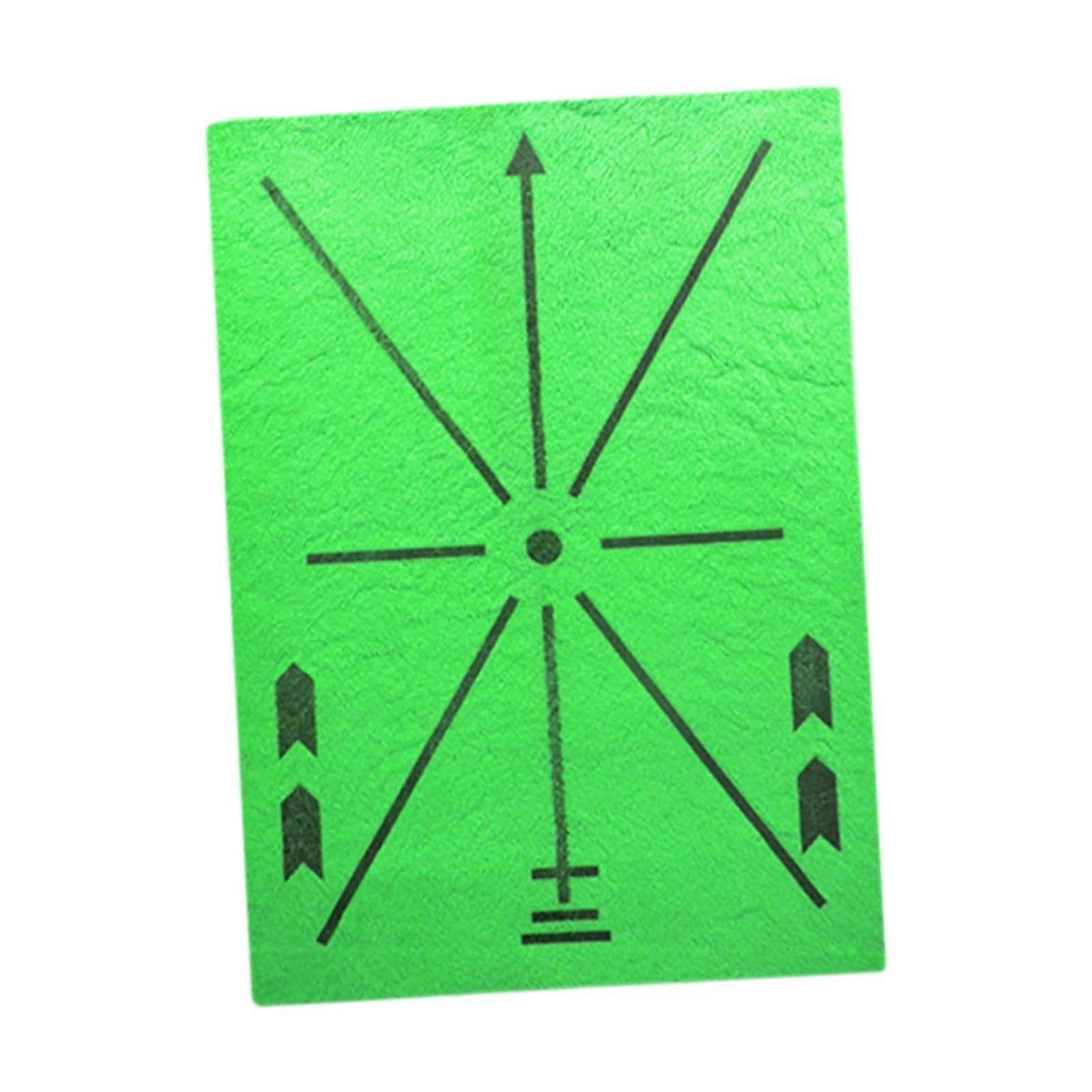 Golf Strike Mat Golf Training Mat For Swing Back Portable Interchangeable For Home Office Black