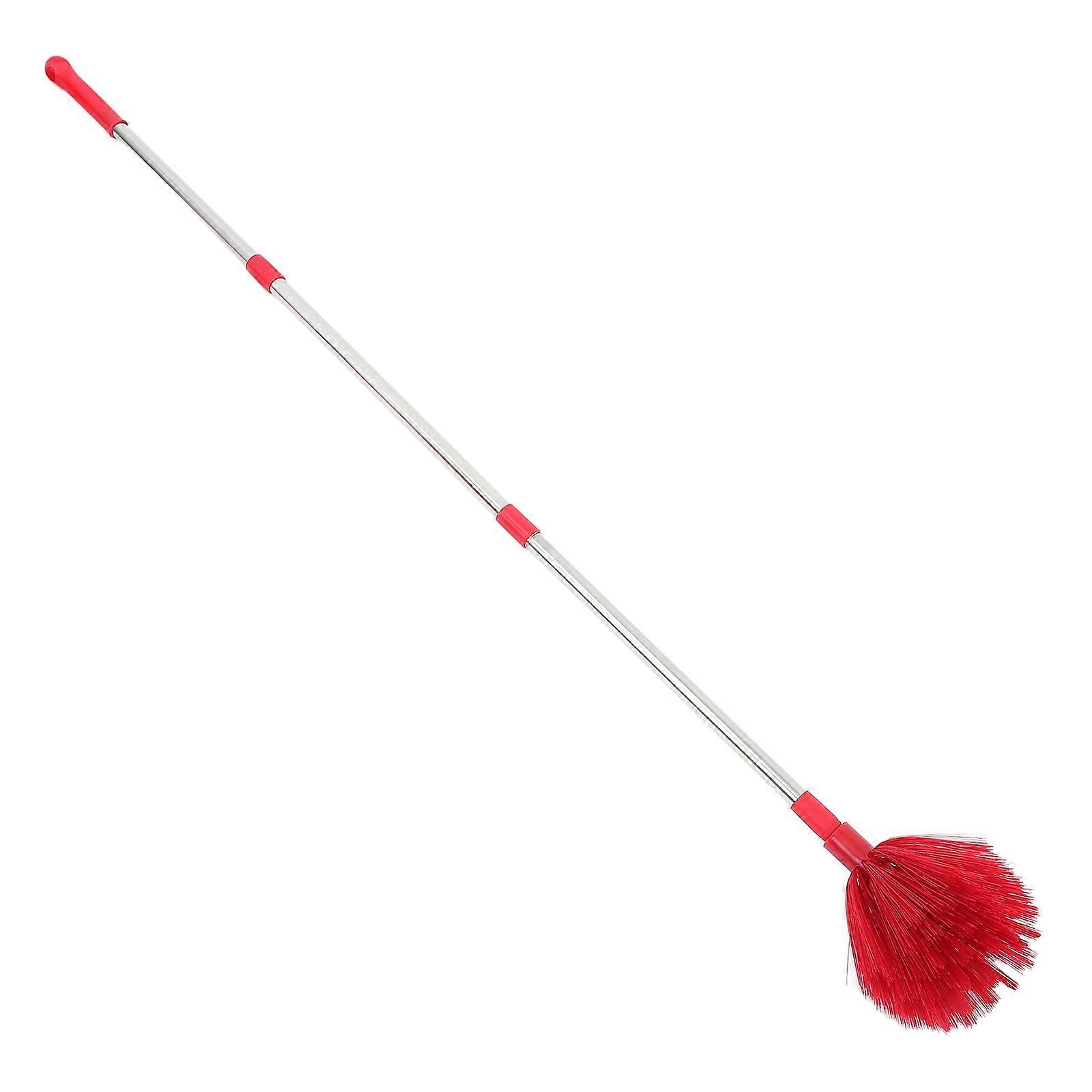 Web Cleaner Long Pole Brush For Home And Commercial Cleaning Red 140.00X9.00X9.00CM Cobweb Removal 1Set